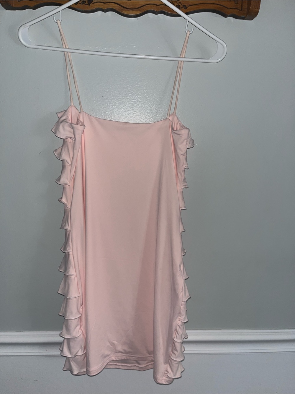 Edikted Pink Ruffled Top - Picture 3 of 7